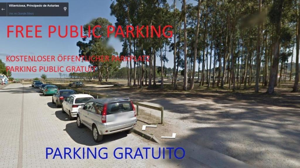 Playa Del Puntal Villaviciosa Asturias Lujo Primera Linea Playa Exteriör bild