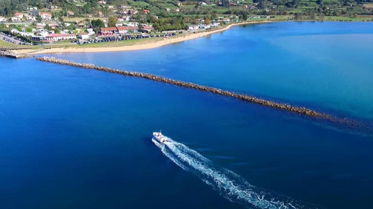 Playa Del Puntal Villaviciosa Asturias Lujo Primera Linea Playa Exteriör bild