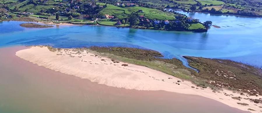 Playa Del Puntal Villaviciosa Asturias Lujo Primera Linea Playa Exteriör bild
